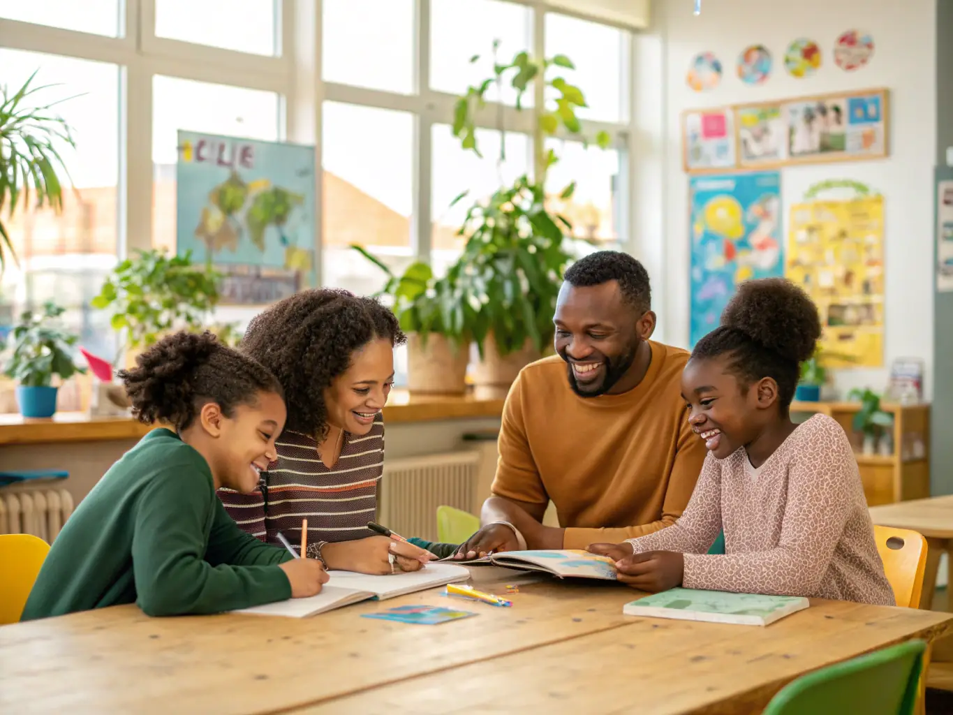 An image featuring participants of all ages engaged in a creative writing workshop at RENDEZ-VOUS LECTURE, emphasizing the collaborative and expressive nature of the activity.